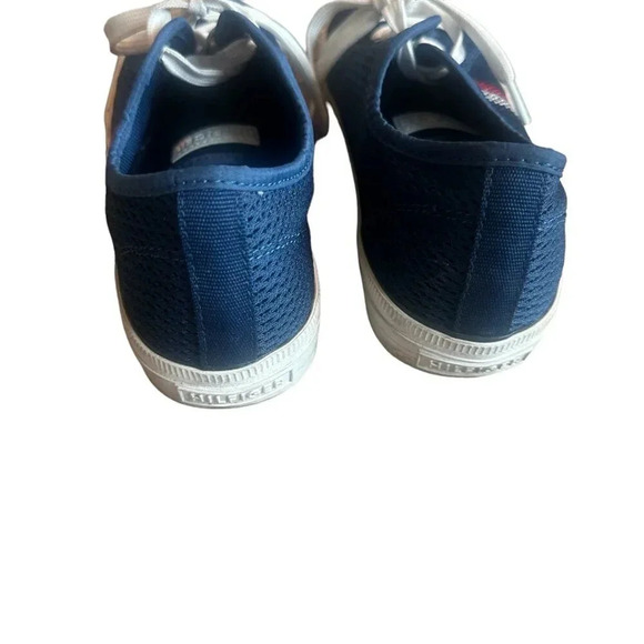 Tommy Hilfiger Lev Sneaker Tennis Shoes Navy Red White Casual Size 9.5 Women's - Picture 6 of 13